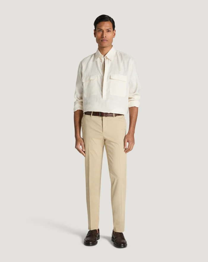Pantaloni Torino Camicia in lino Sottocosto