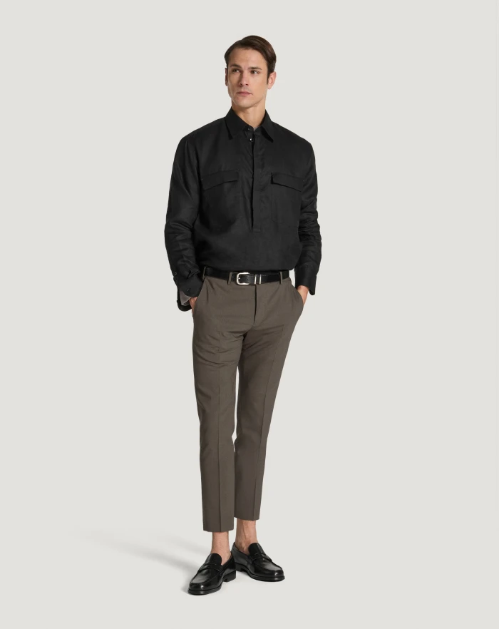 Pantaloni Torino Camicia in lino Sottocosto