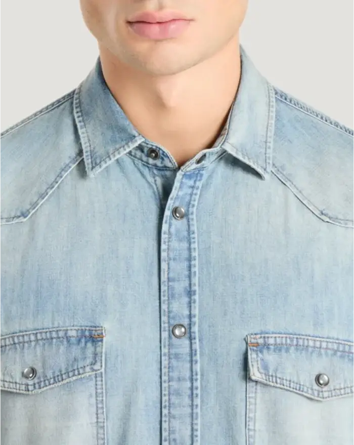Pantaloni Torino Camicia in denim Offerta