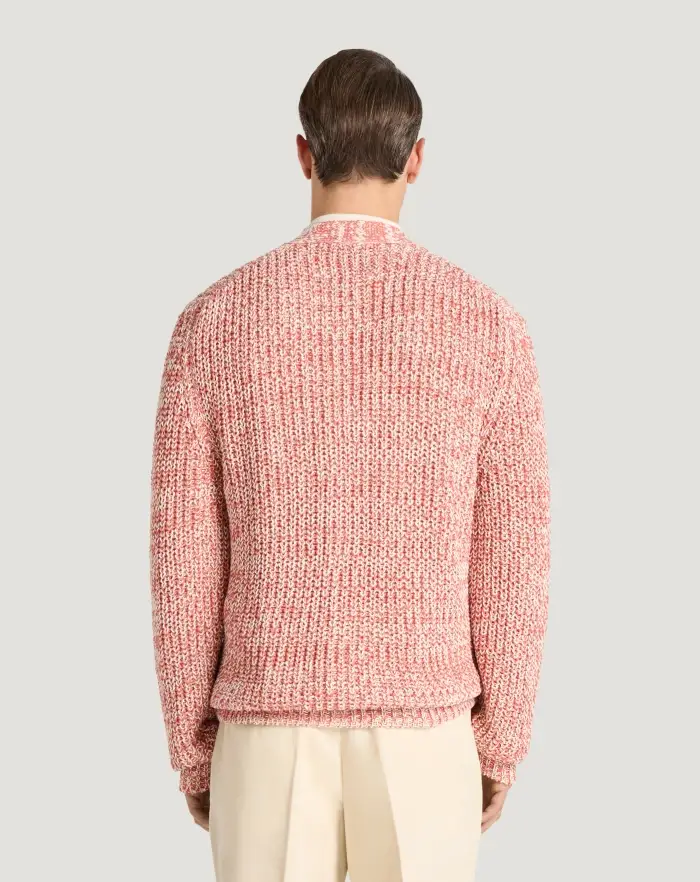 Pantaloni Torino Cardigan in cotone bio Italy