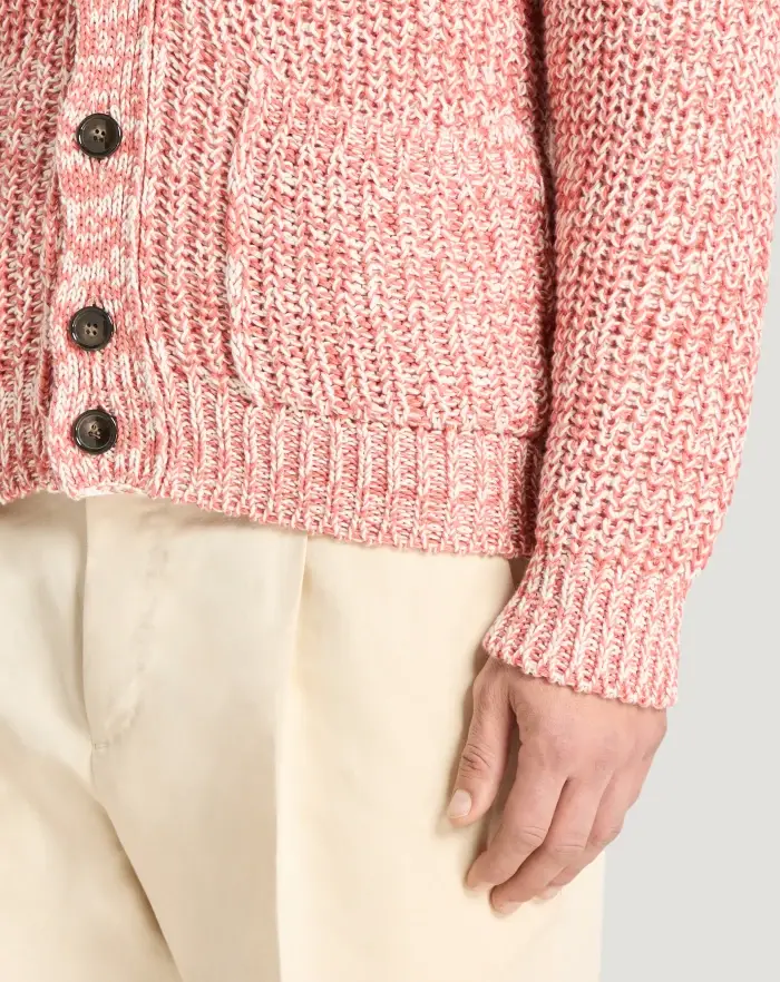 Pantaloni Torino Cardigan in cotone bio Italy