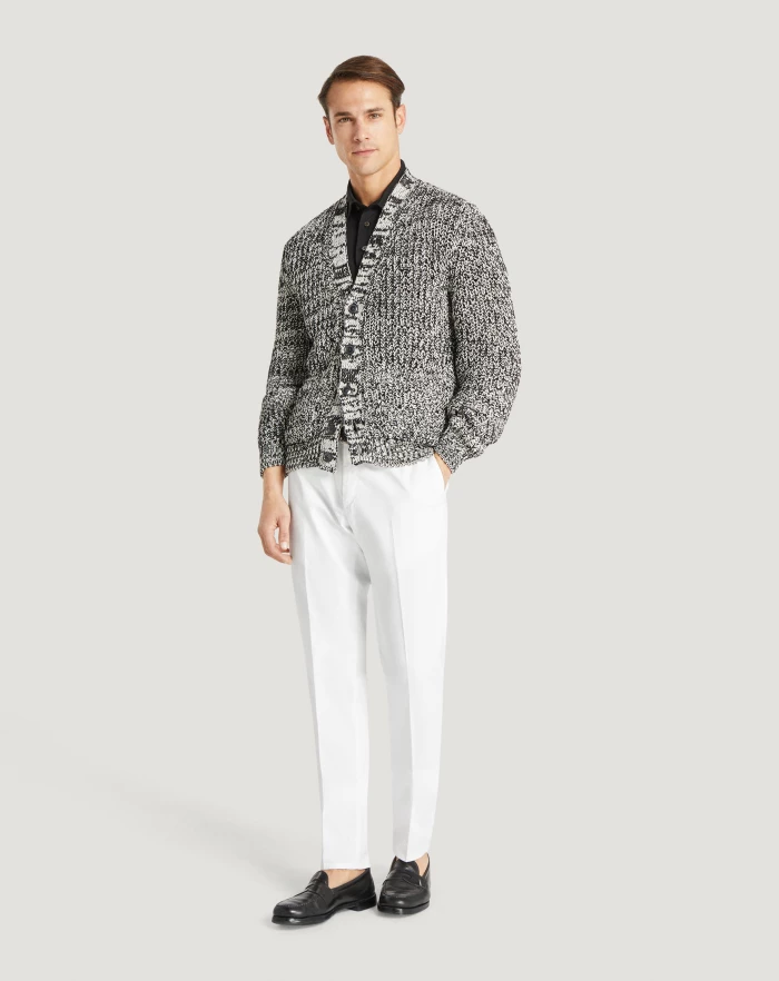 Pantaloni Torino Cardigan in cotone bio 2025