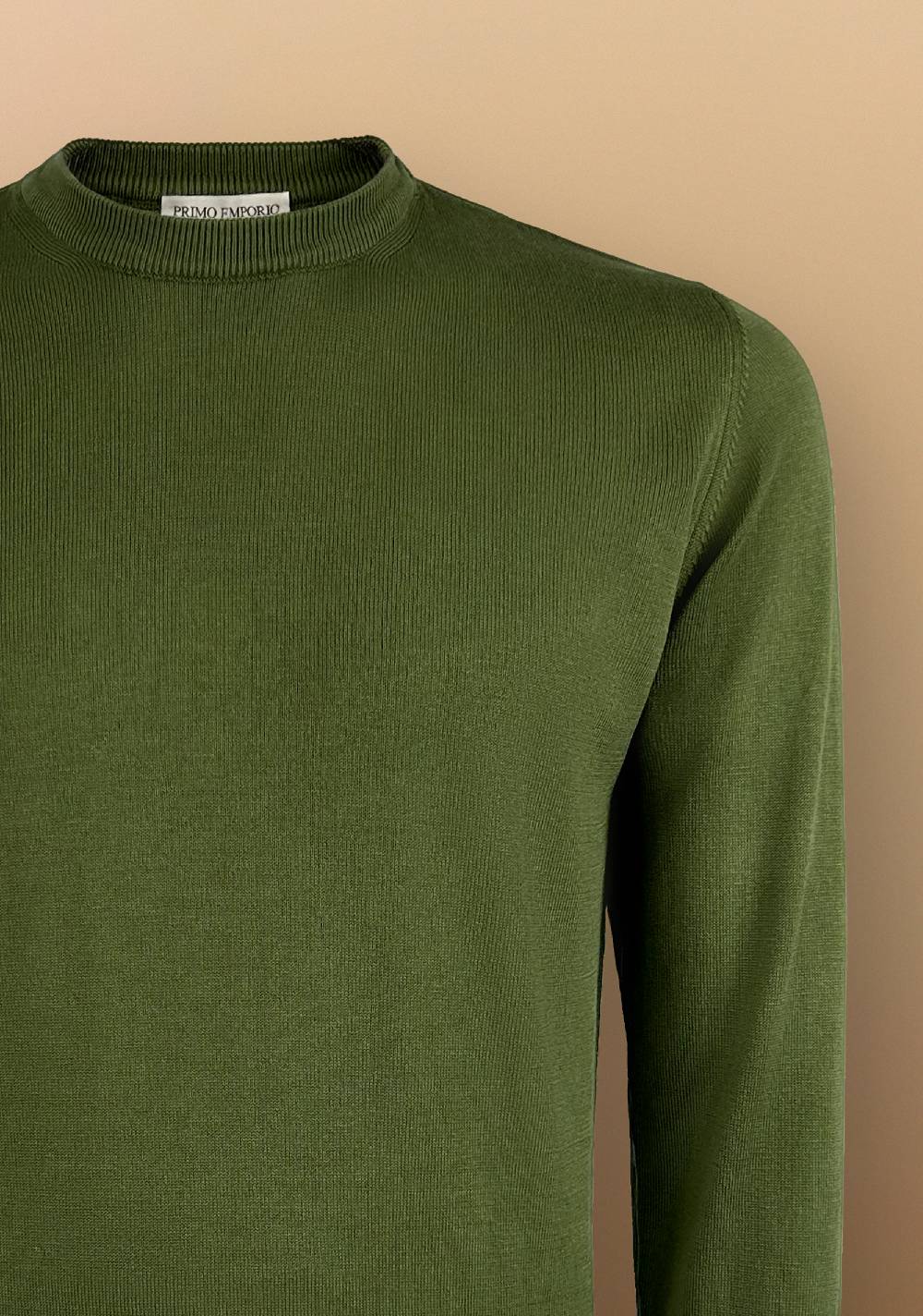 Primo Emporio Maglia filo Giro collo manica Lunga Presa