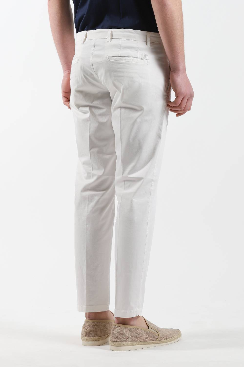 Primo Emporio Pantalone chinos tasca America - Panna Qualità Garantita