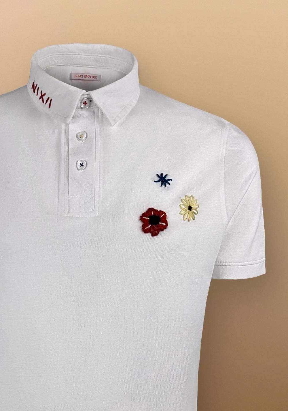 Primo Emporio Polo con Ricami tessuto Piquet Outlet