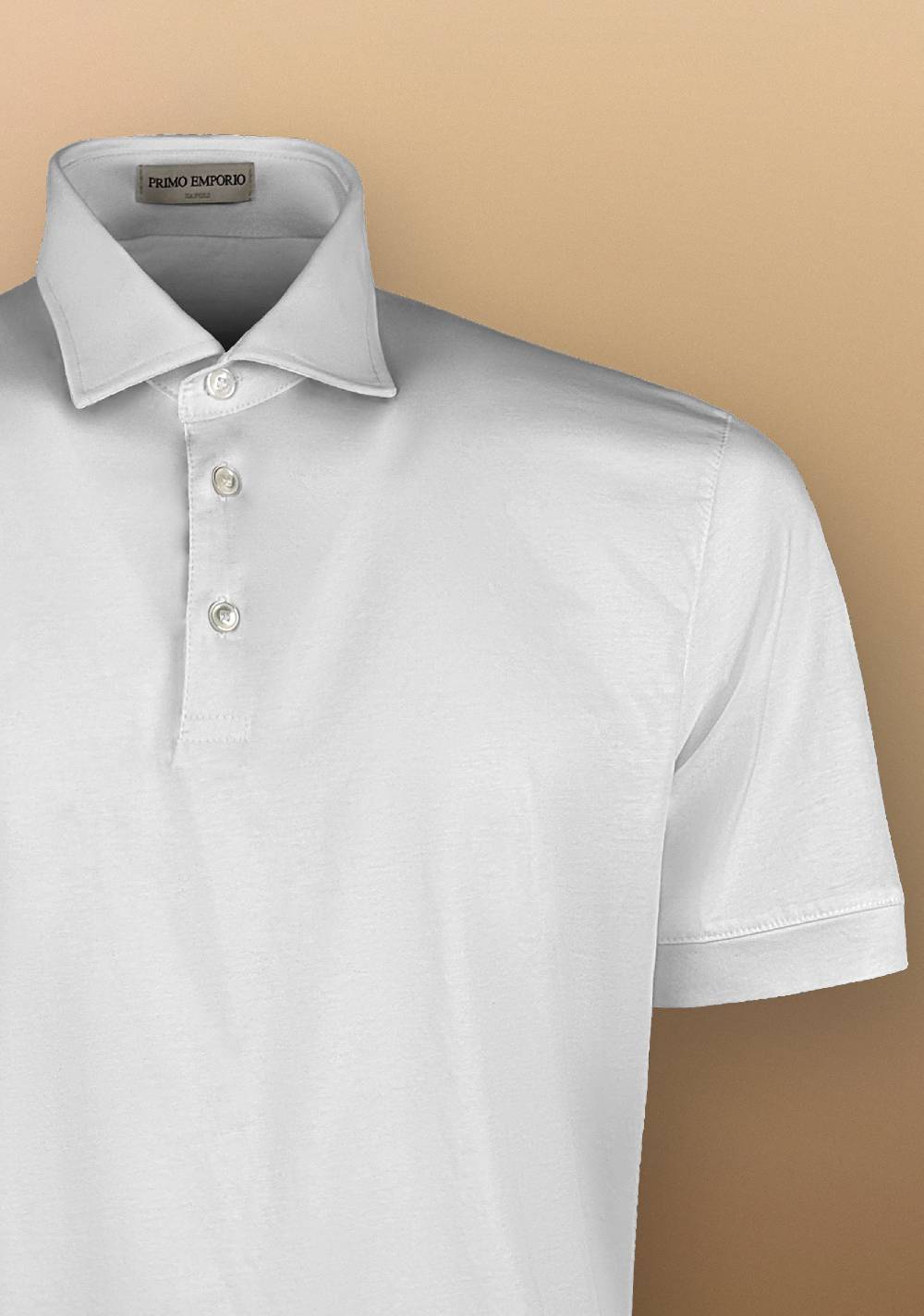 Primo Emporio Polo Filo di scozia tre bottoni Vendita Economica