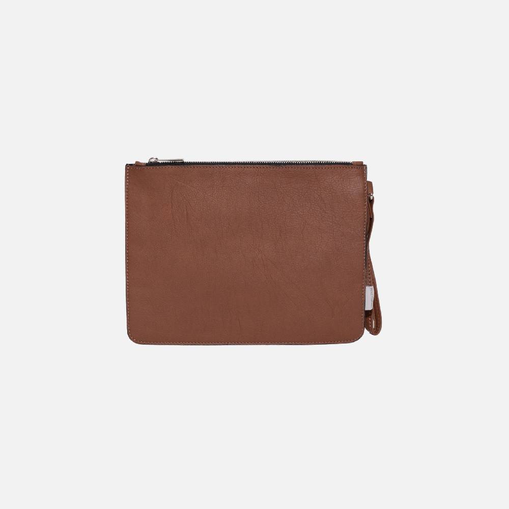 Primo Emporio Pochette Rigida in Pelle Logo Inciso Vendita