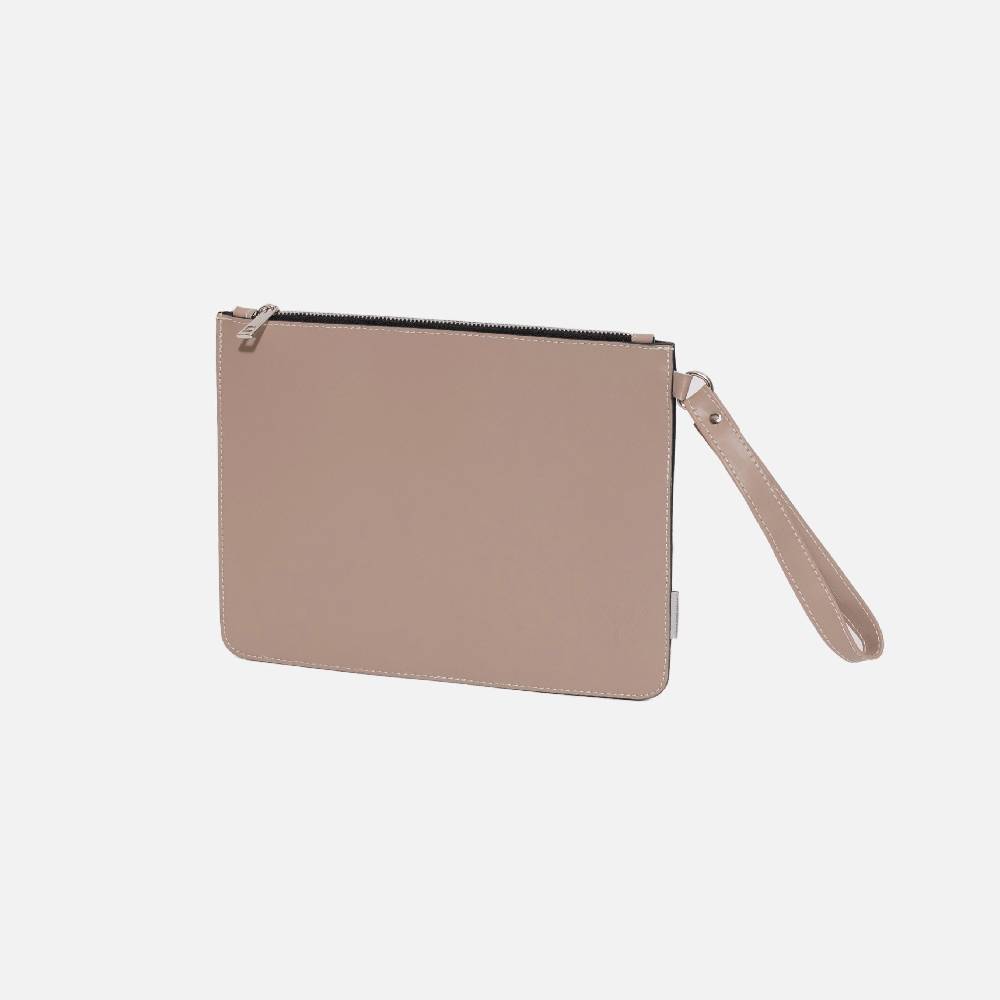 Primo Emporio Pochette Rigida in Pelle Logo Inciso Promozione