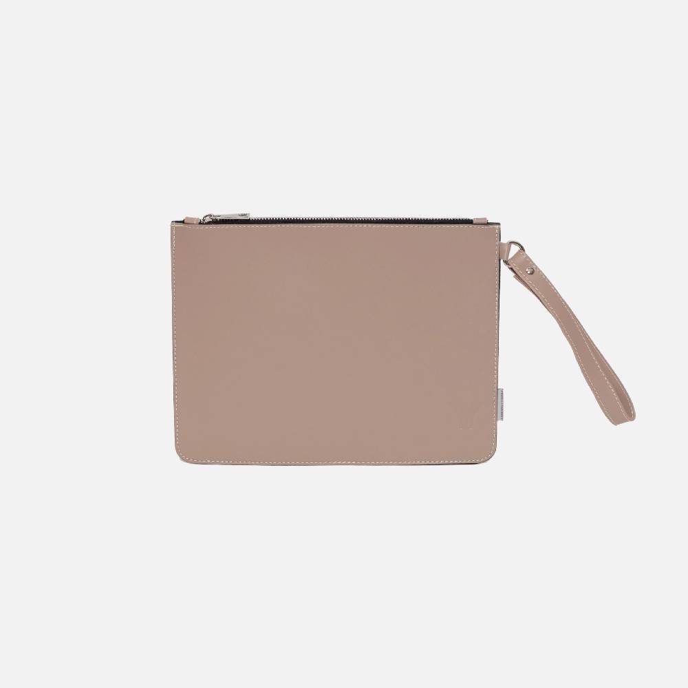 Primo Emporio Pochette Rigida in Pelle Logo Inciso Promozione