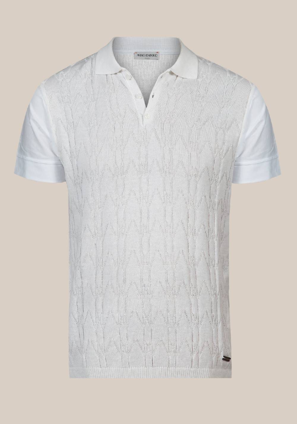 Primo Emporio Polo in cotone grammatura logo Italy
