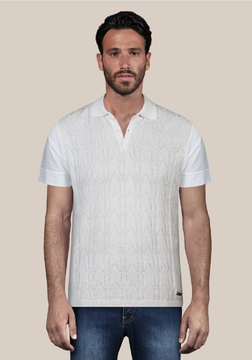 Primo Emporio Polo in cotone grammatura logo Italy
