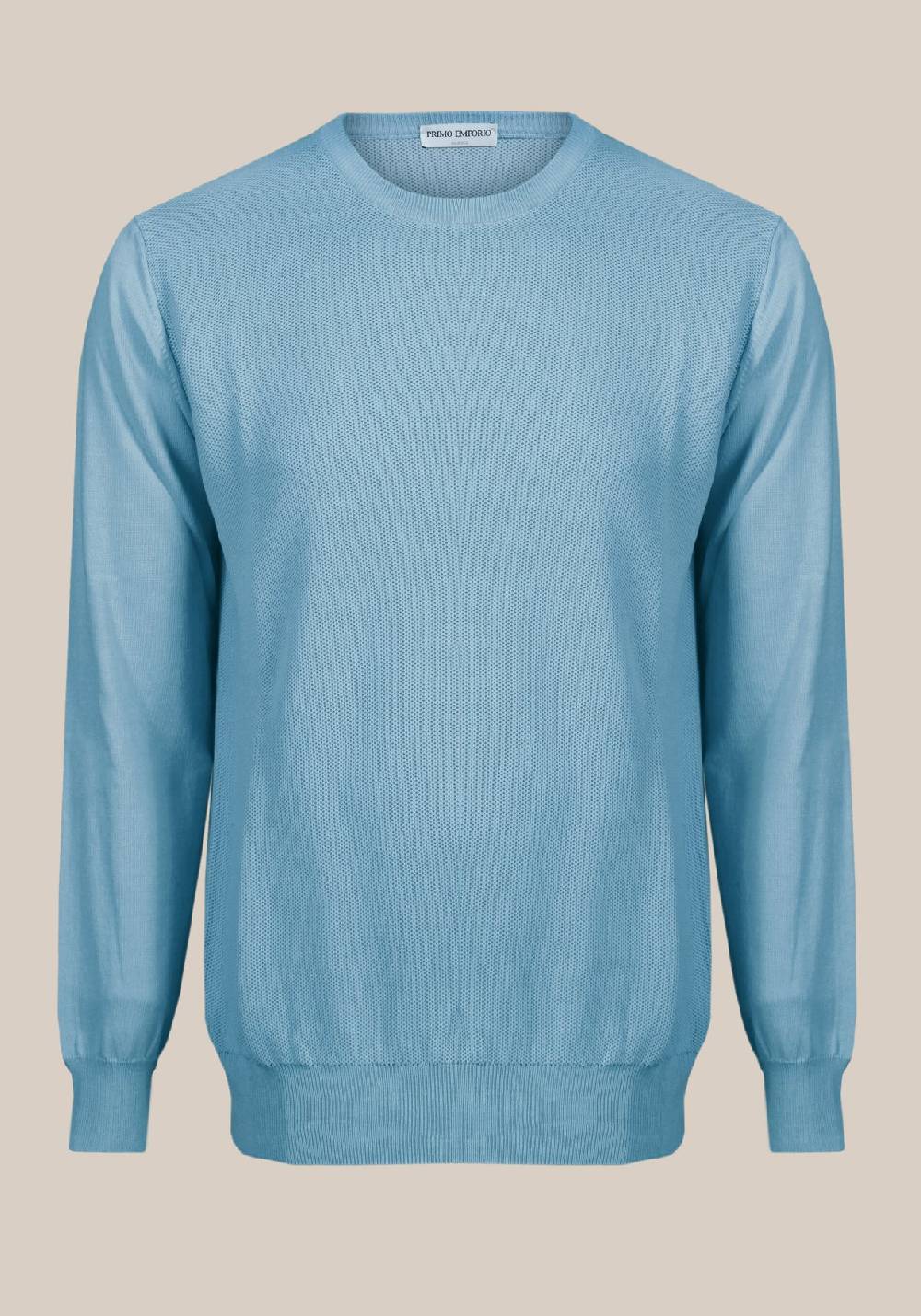 Primo Emporio Maglia giro collo tessitura punto riso 2025