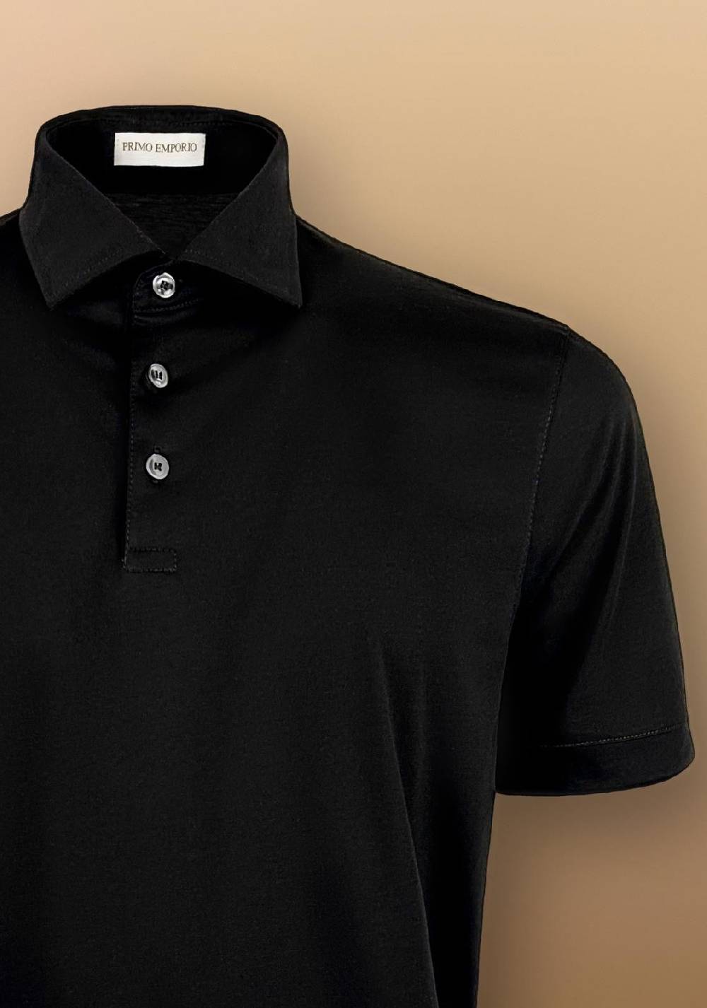 Primo Emporio Polo Filo di scozia tre bottoni Vendita Calda