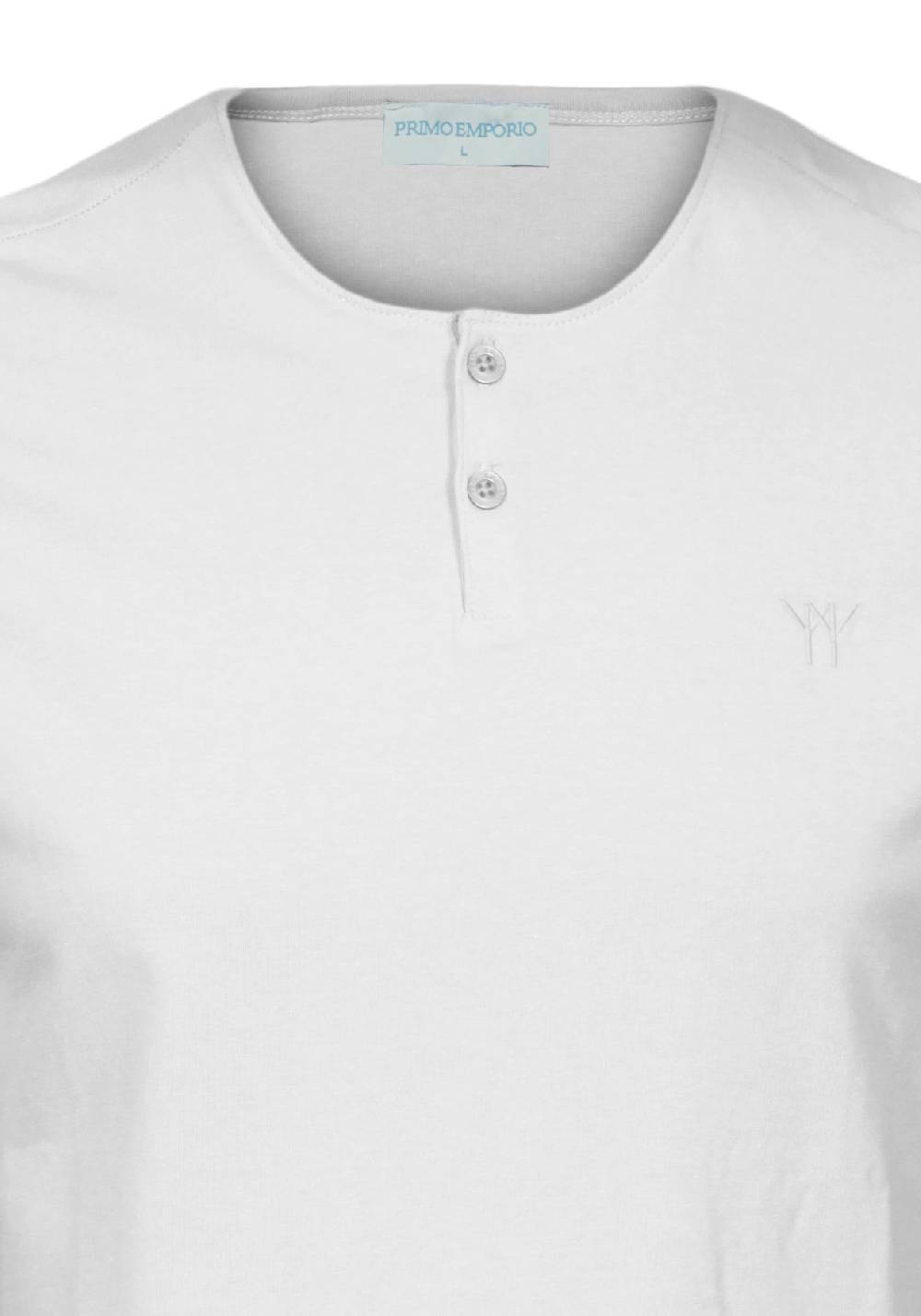 Primo Emporio T-shirt mezza manica con Bottoni Negozio