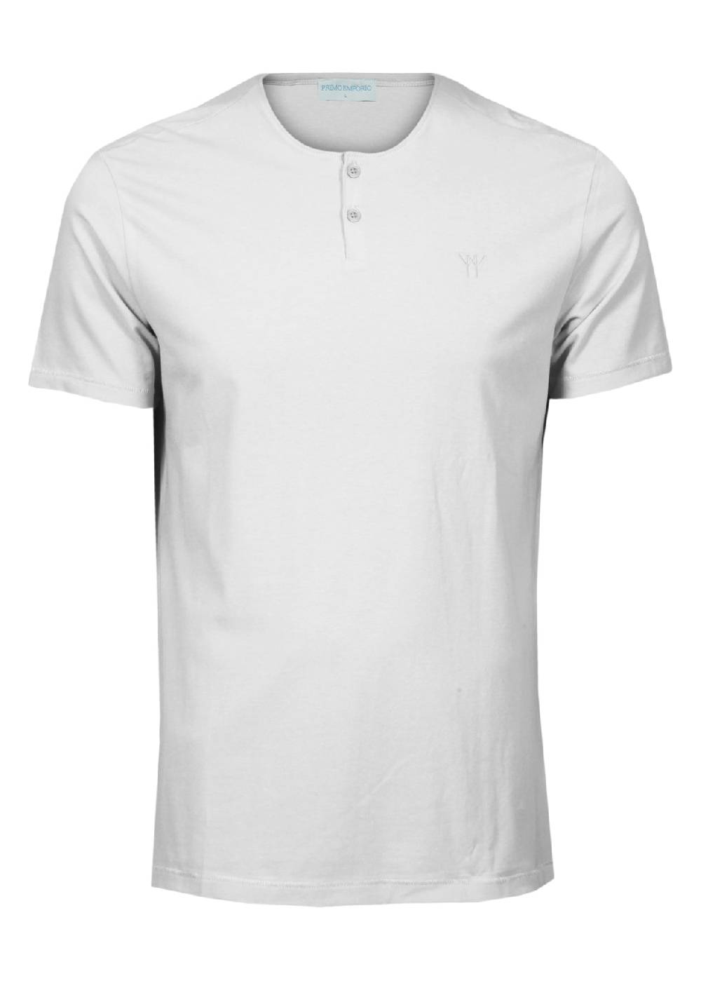 Primo Emporio T-shirt mezza manica con Bottoni Negozio