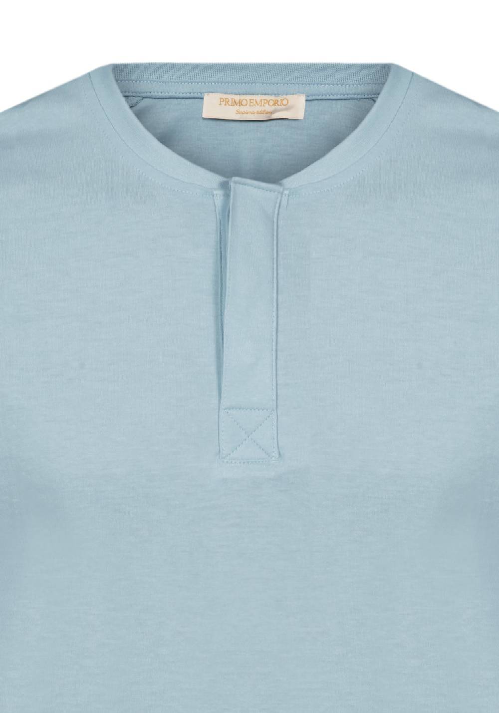 Primo Emporio T-shirt mezza manica con bottoni coperti Ultimo giorno