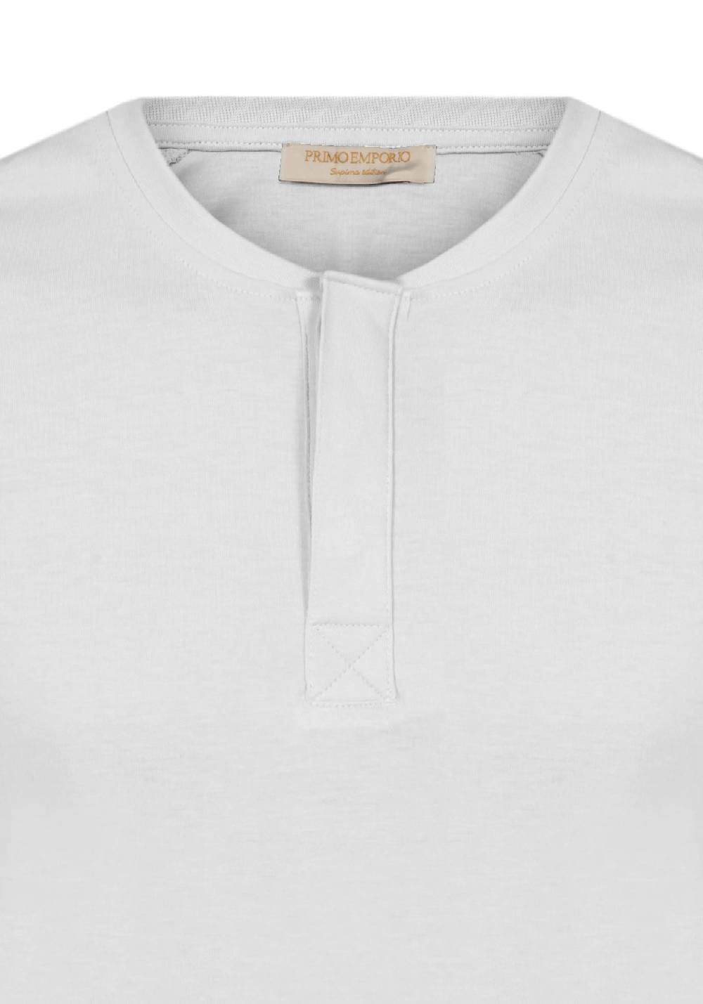 Primo Emporio T-shirt mezza manica con bottoni coperti 2025