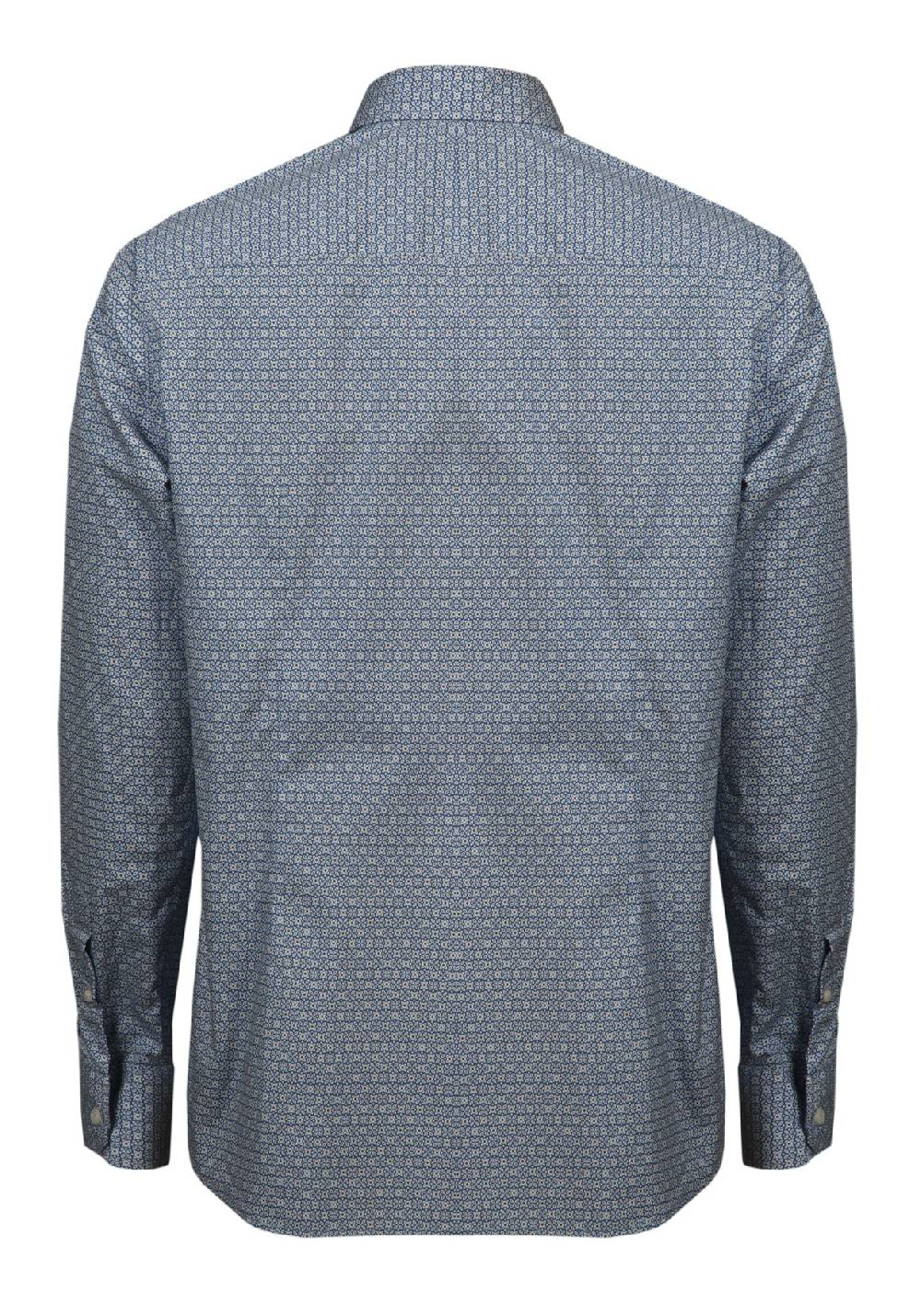Primo Emporio Camicia in Cotone Micro-Fantasia Consegna Veloce