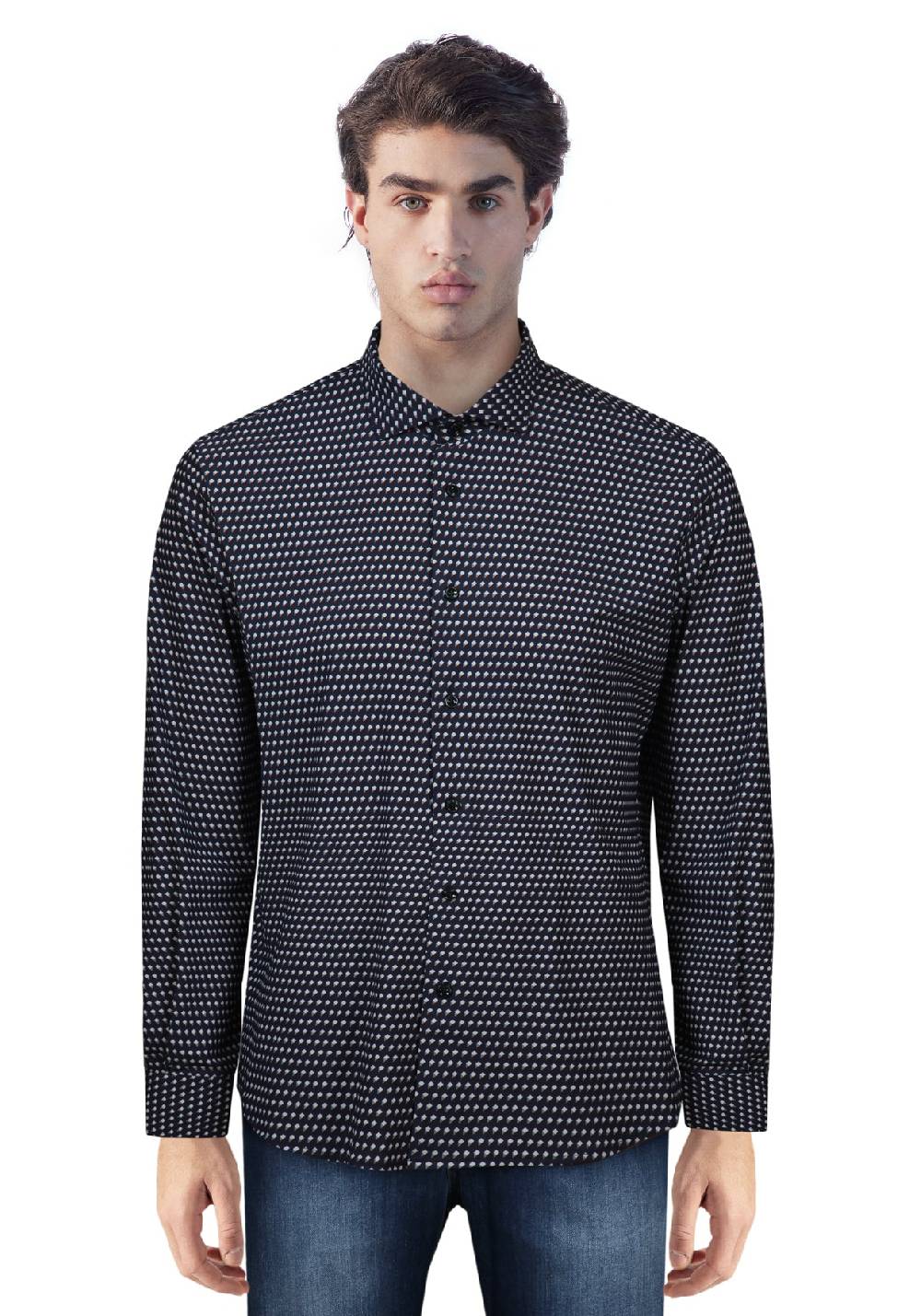 Primo Emporio Camicia in Poliammide Micro Fantasia Shopping Online