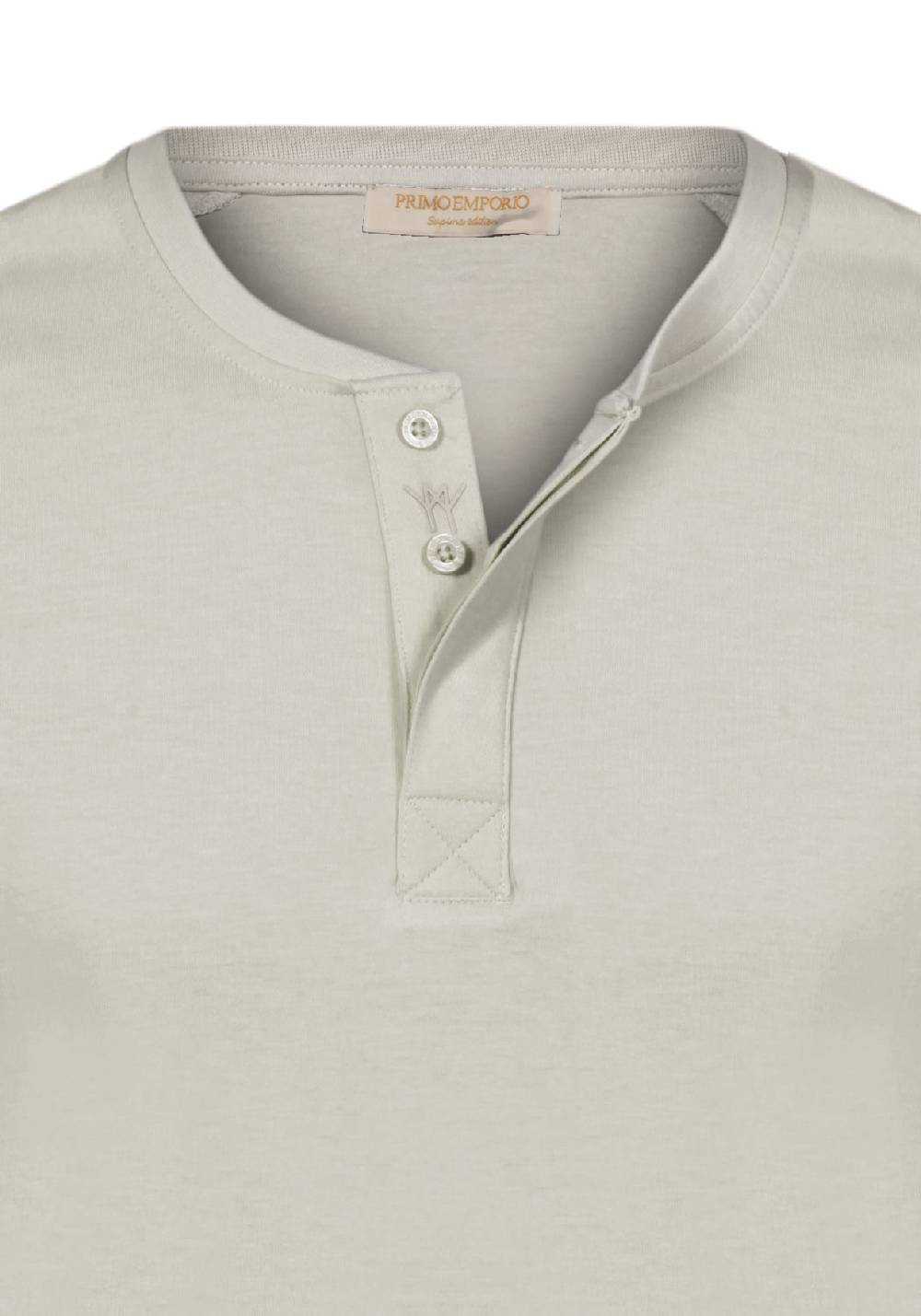 Primo Emporio T-shirt mezza manica con bottoni coperti Affare Del Giorno