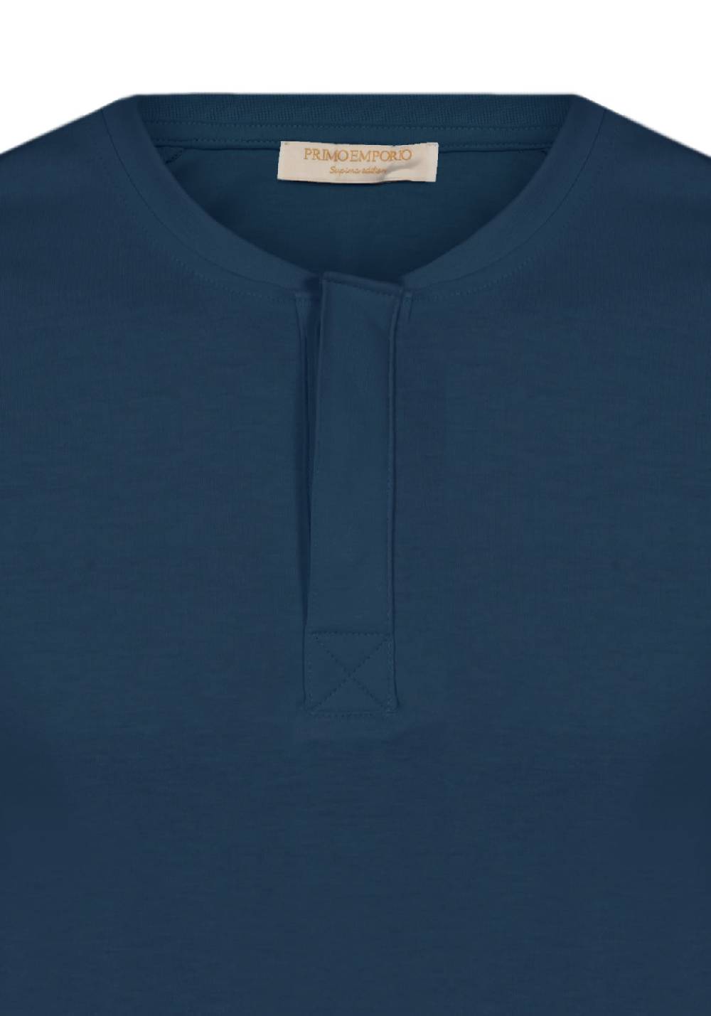 Primo Emporio T-shirt mezza manica con bottoni coperti Prezzo Ridotto