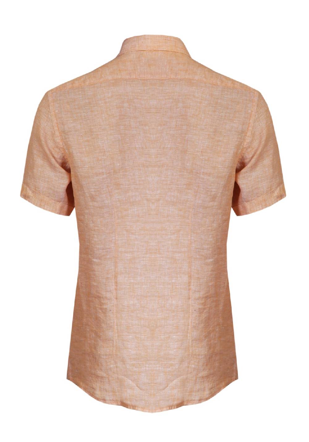 Primo Emporio Camicia Lino Mezza Manica - Arancio Offerte