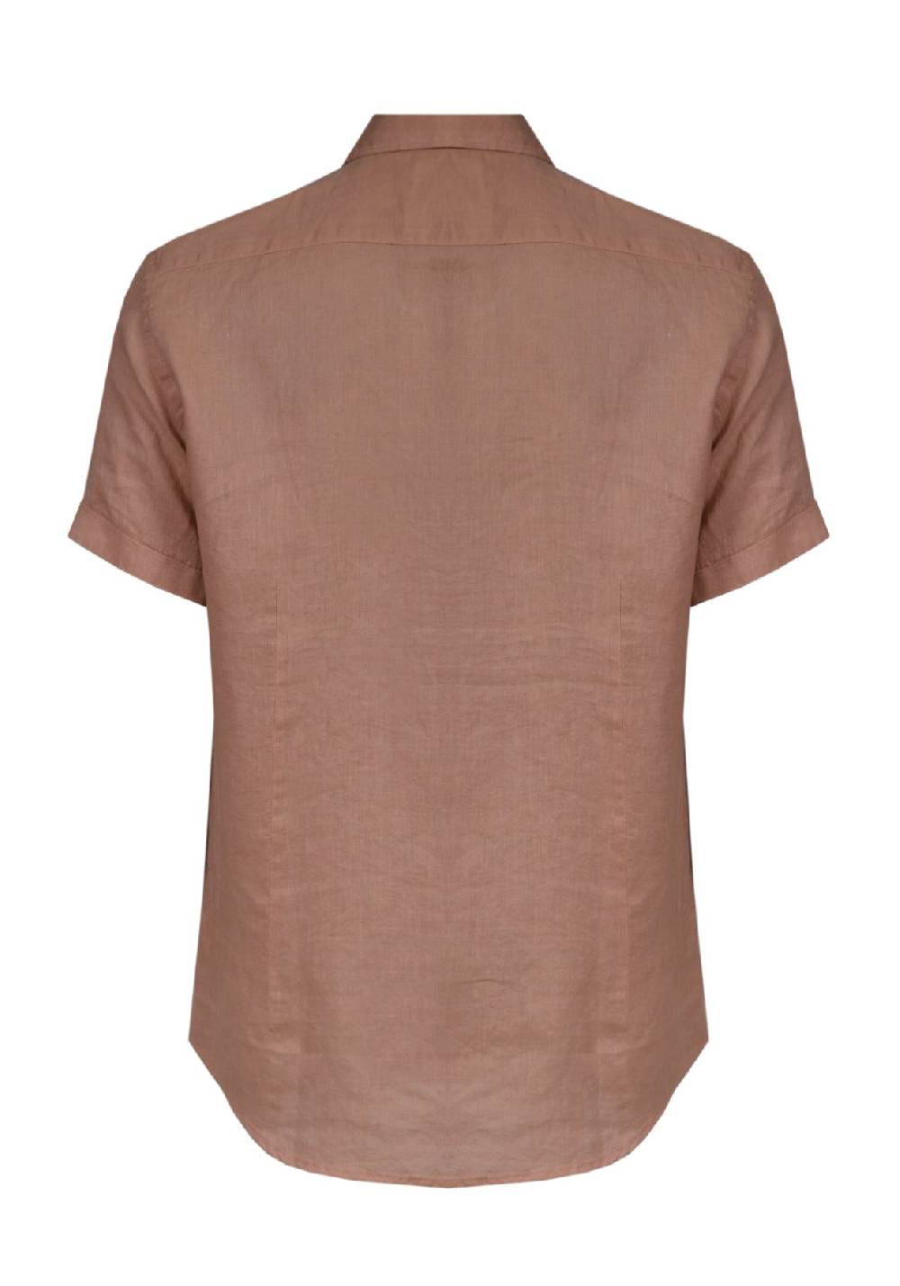 Primo Emporio Camicia Lino Mezza Manica - Tabacco Vendita Economica
