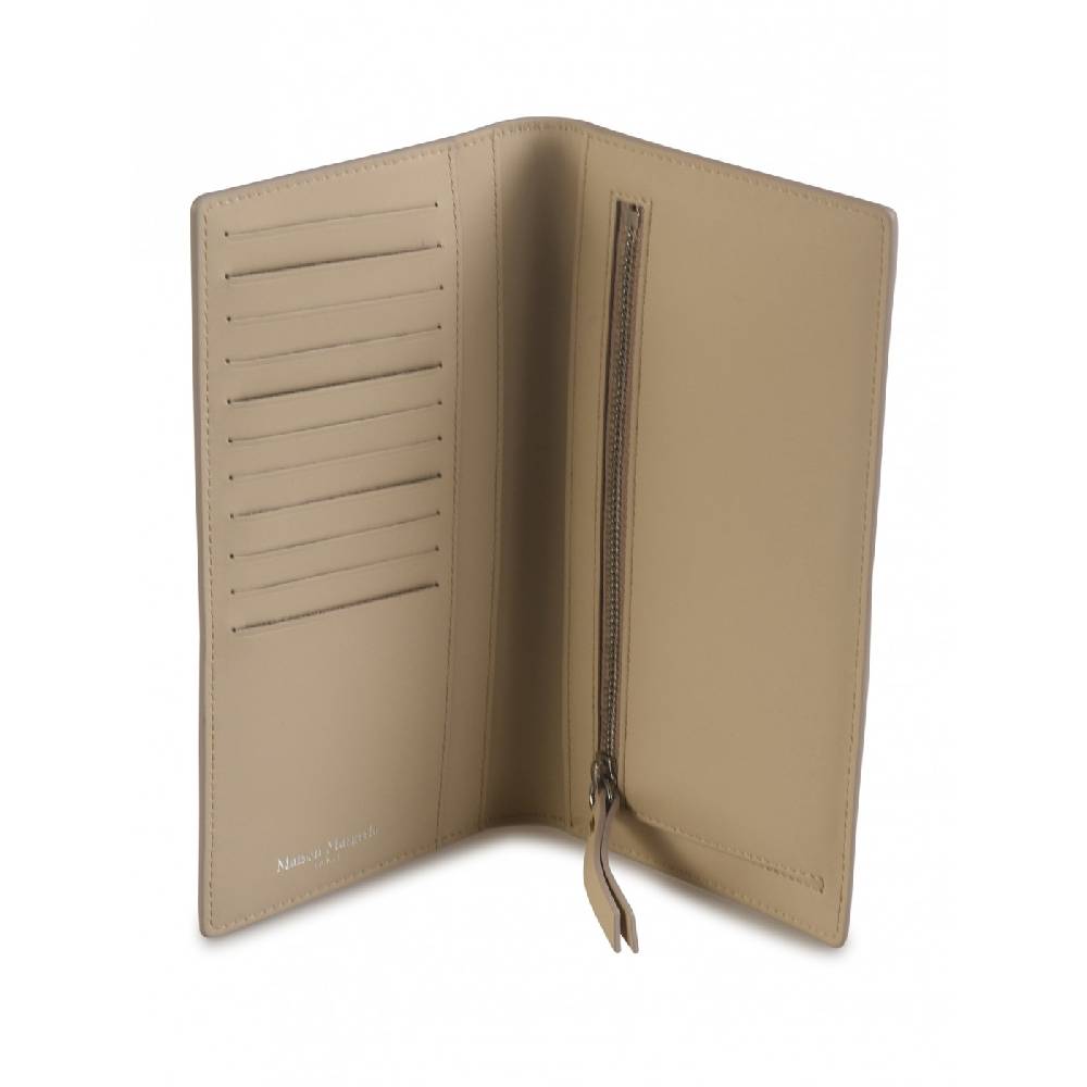 MAISON MARGIELA Portafogli Pelle Beige 2025