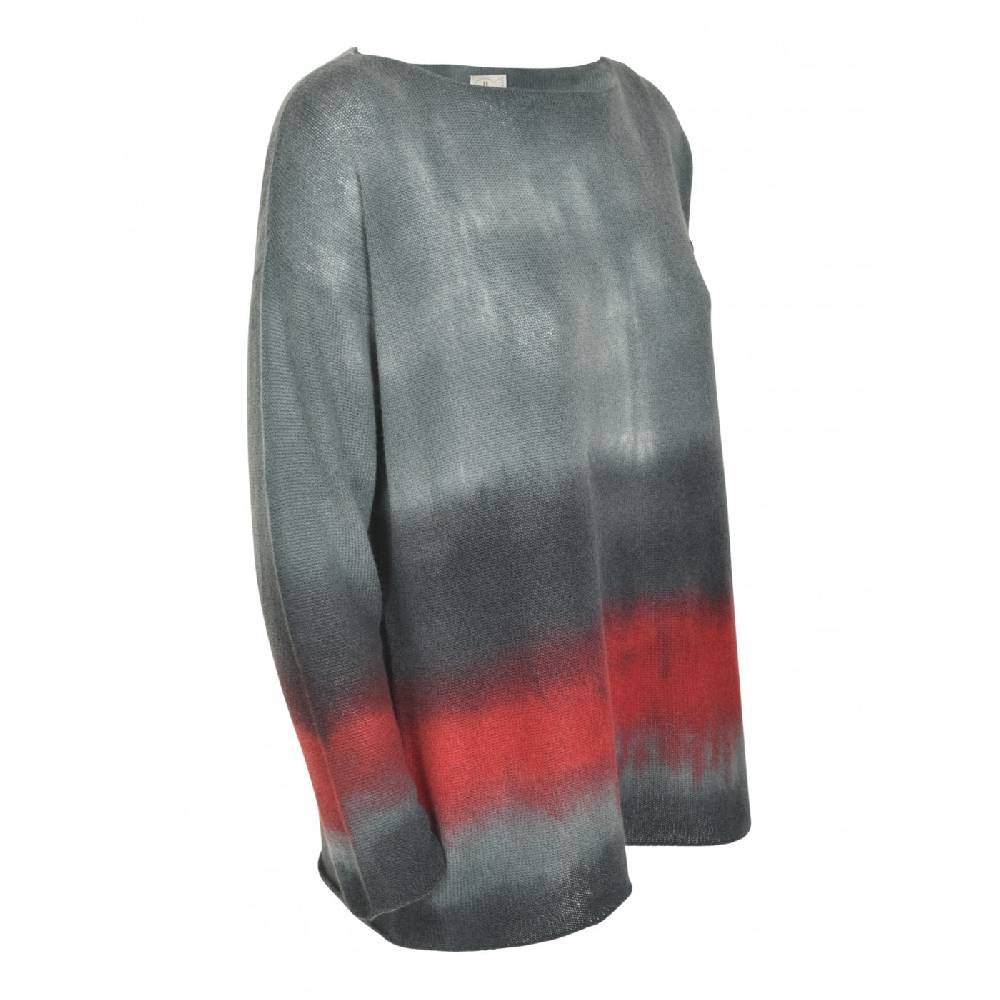 F CASHMERE Maglia girocollo scollo barchetta Latest stili