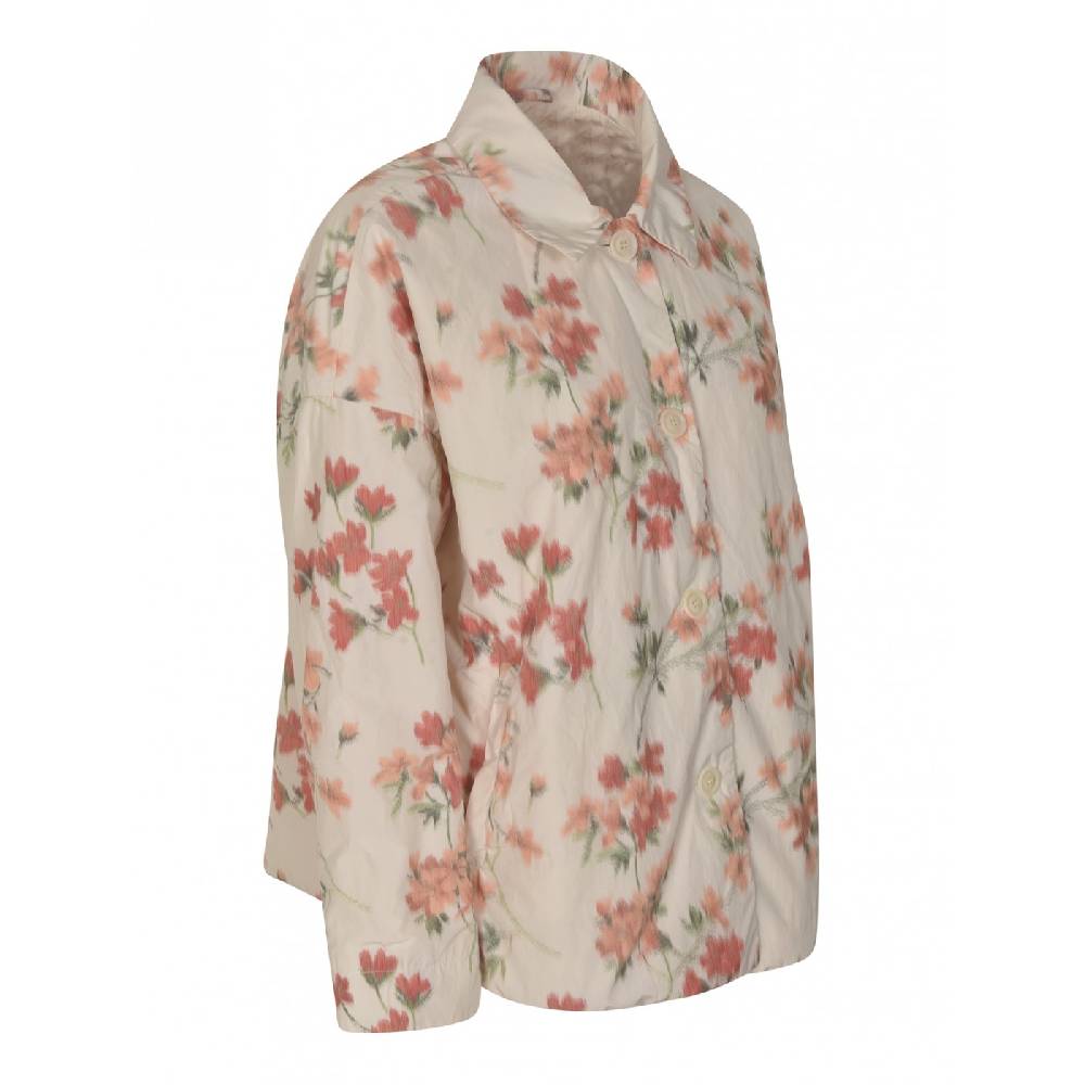 CASEY CASEY Giacca collo camicia fantasia fiori Consegna Veloce