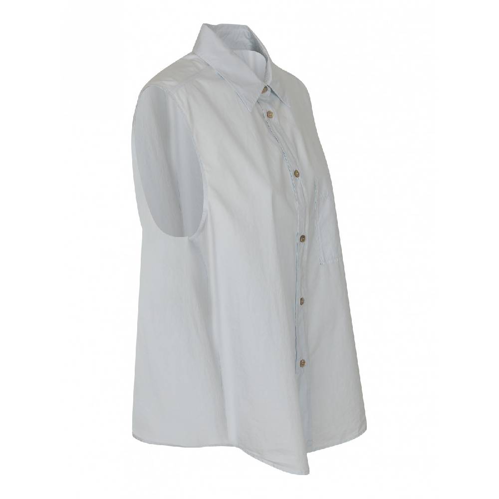 FORTE FORTE Camicia smanicata popeline Ultimo giorno