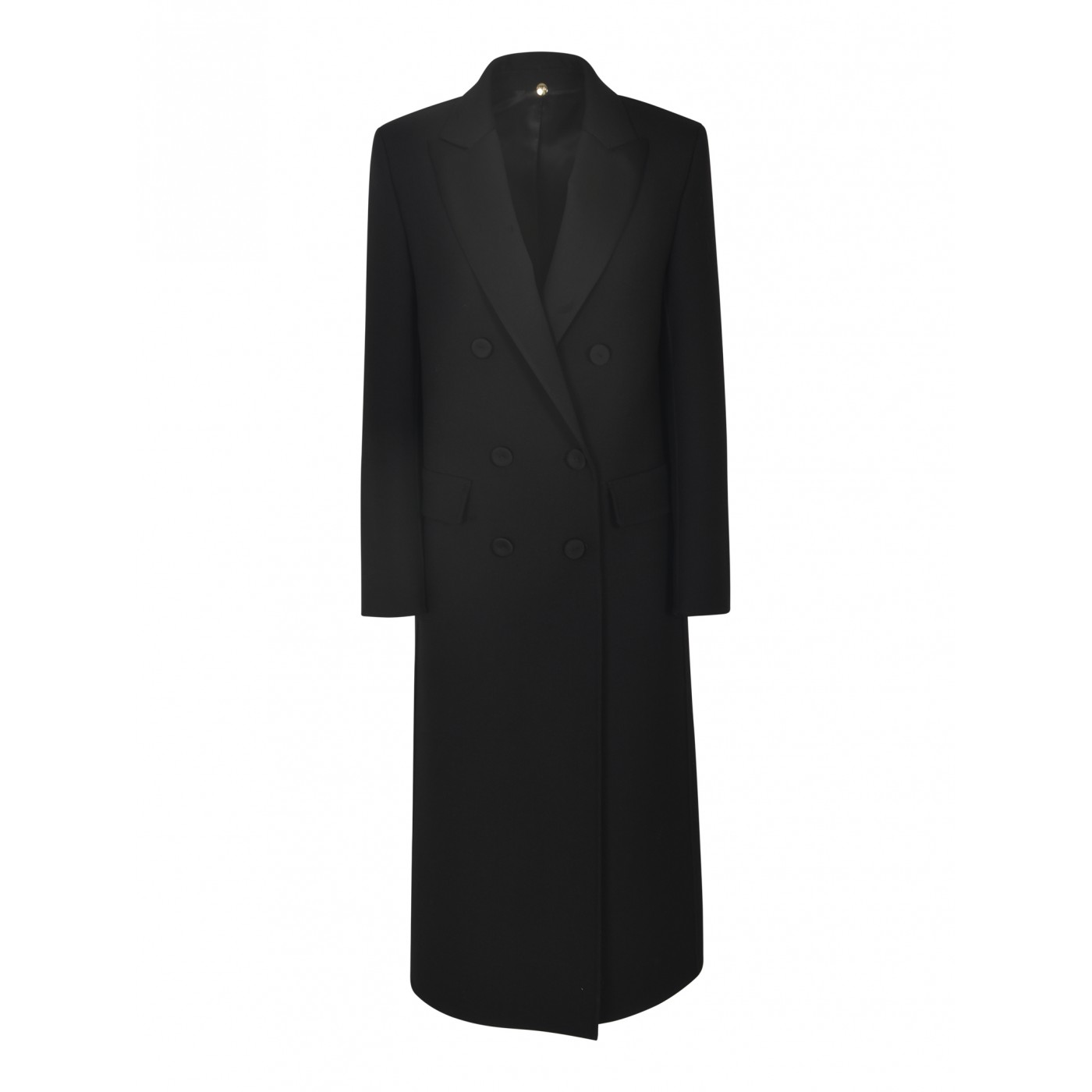 N_OTTOMILANO Cappotto doppio petto reverse e bottoni raso Presa