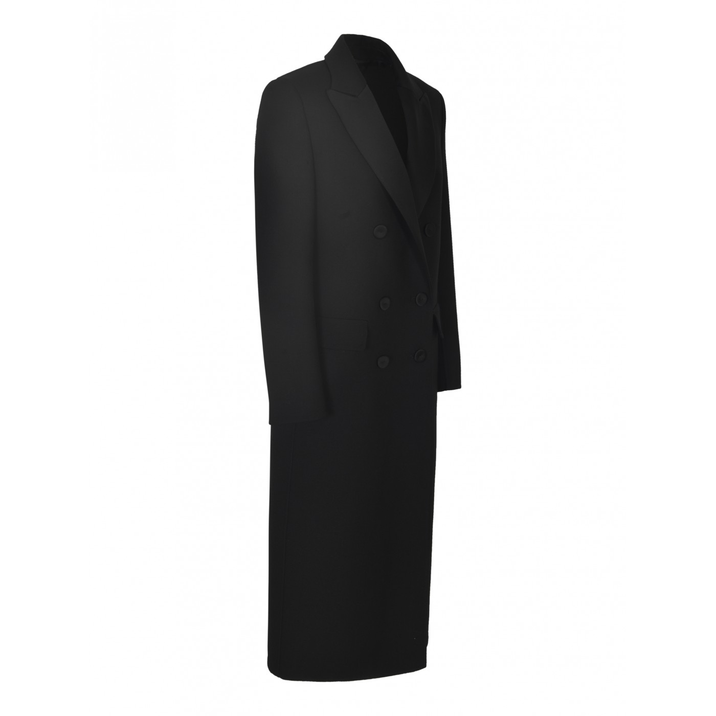 N_OTTOMILANO Cappotto doppio petto reverse e bottoni raso Presa