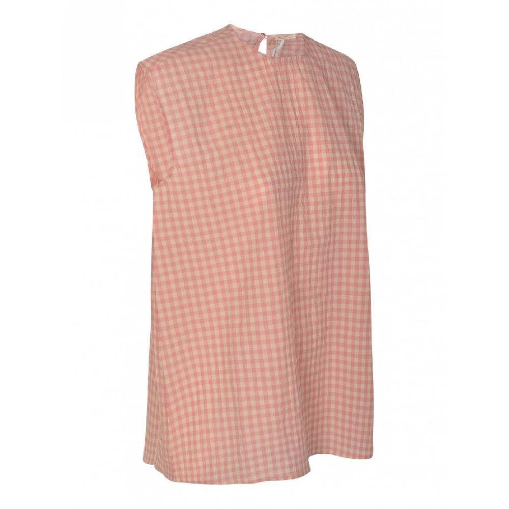 APUNTOB Top quadretti smanicato Presa