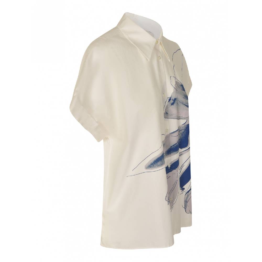 PAUL SMITH Camicia m m con stampa fiore Vendita calda