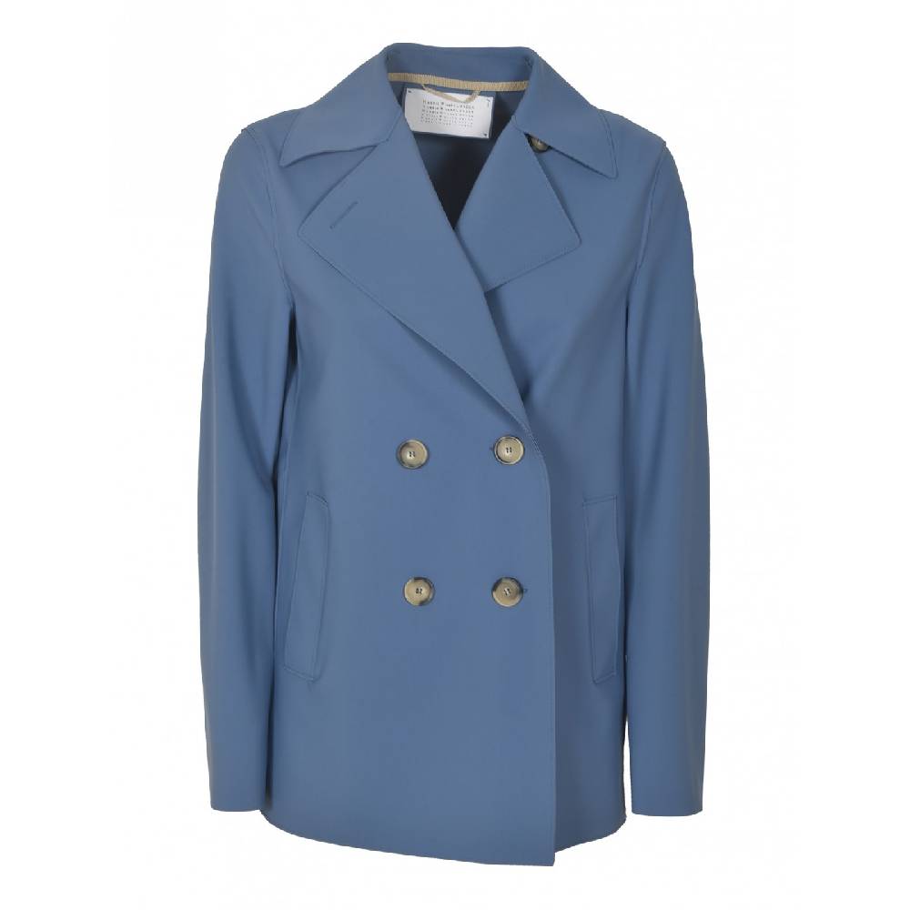HARRIS WHARF LONDON Peacoat scuba Fino al 55% di sconto