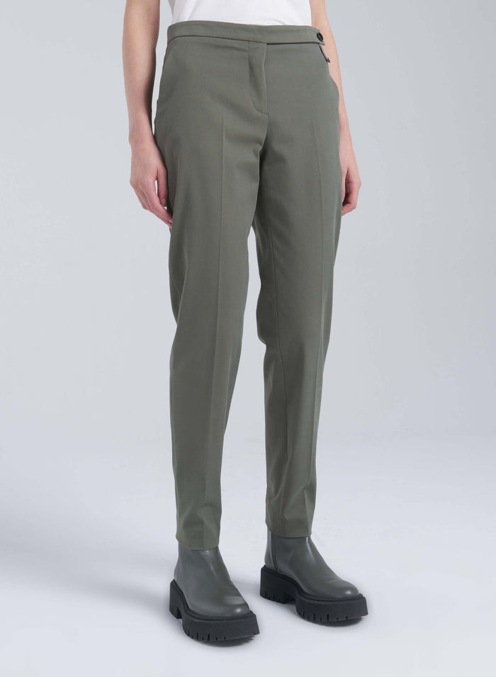 Lorena Antoniazzi PANTALONI IN COTONE STRETCH 2025