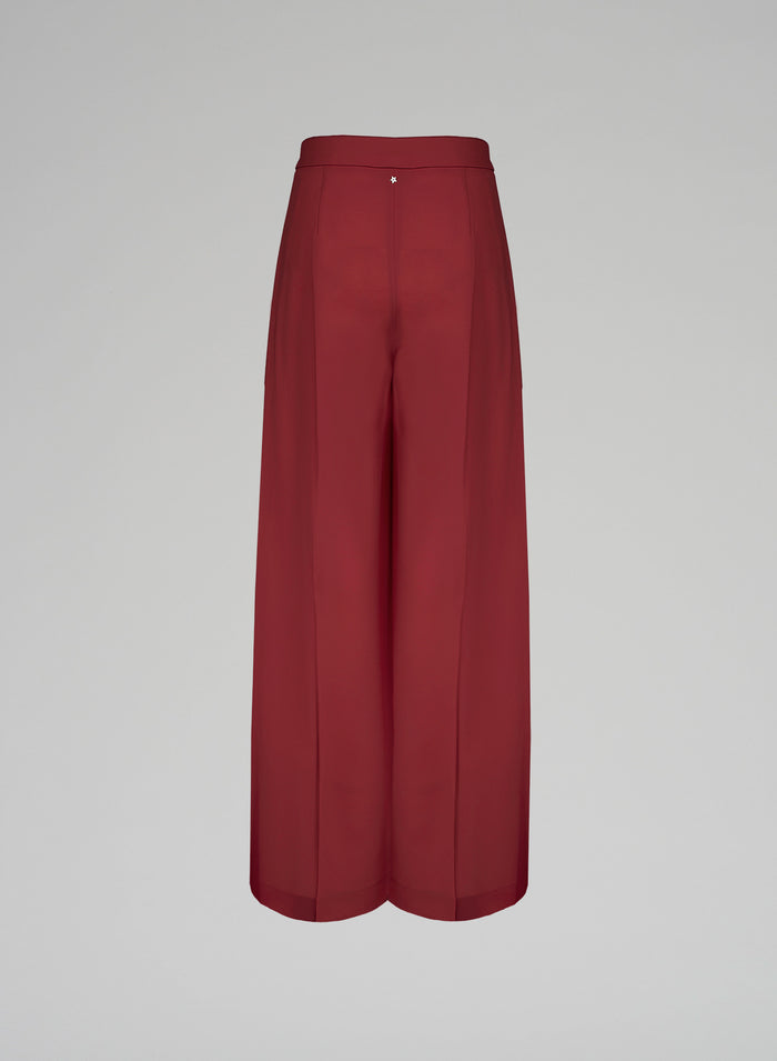 Lorena Antoniazzi PANTALONI PALAZZO IN LANA STRETCH Vendita