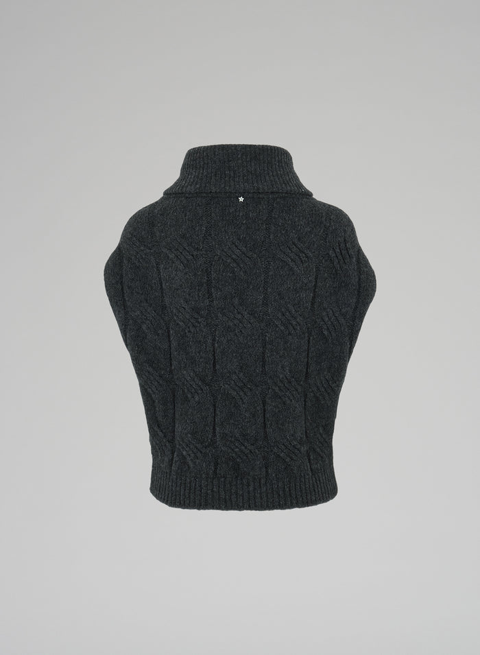 Lorena Antoniazzi GILET A TRECCIA Spedizione Gratuita