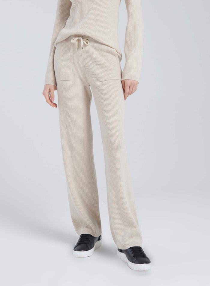 Lorena Antoniazzi PANTALONI IN MAGLIA Black Friday Prezzi