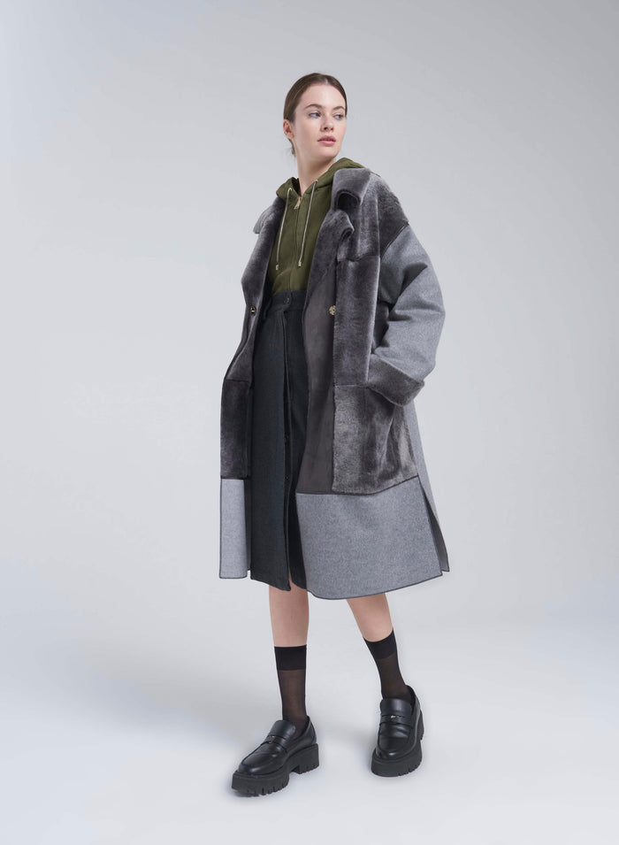 Lorena Antoniazzi CAPPOTTO IN MONTONE Sconto