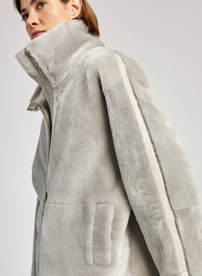 Lorena Antoniazzi PARKA IN MONTONE Qualità