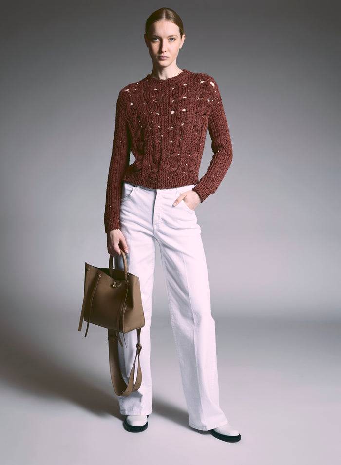 Lorena Antoniazzi PANTALONI IN DENIM STRETCH Consegna Veloce