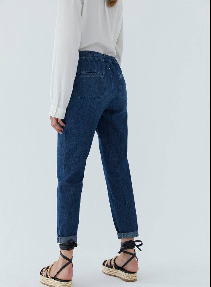 Lorena Antoniazzi JOGGERS IN DENIM Prezzo Ridotto