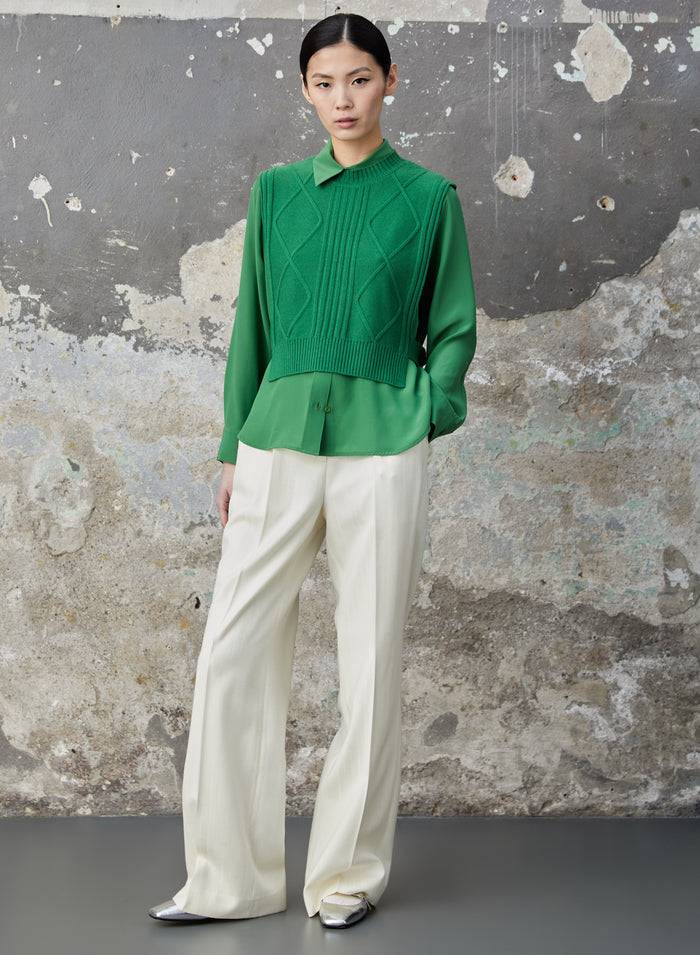 Lorena Antoniazzi CAMICIA IN CREPE DE CHINE Outlet