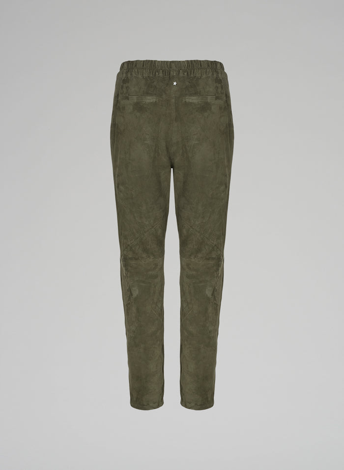 Lorena Antoniazzi JOGGERS IN SUEDE 2025