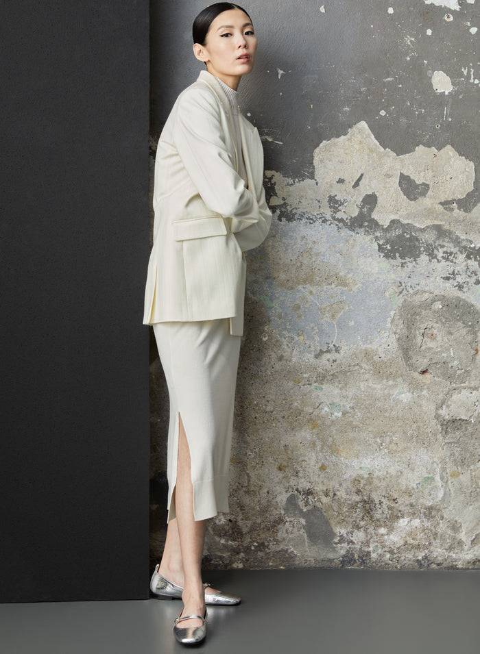 Lorena Antoniazzi GIACCA IN LANA JACQUARD Italia