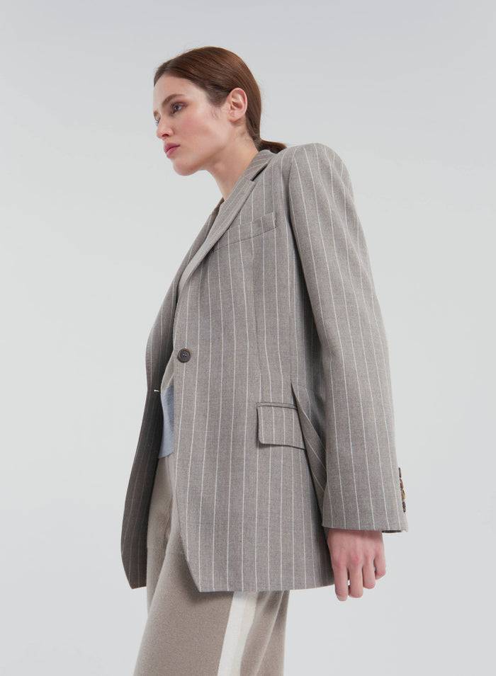 Lorena Antoniazzi GIACCA IN LANA E CASHMERE STRETCH Pezzi Unici