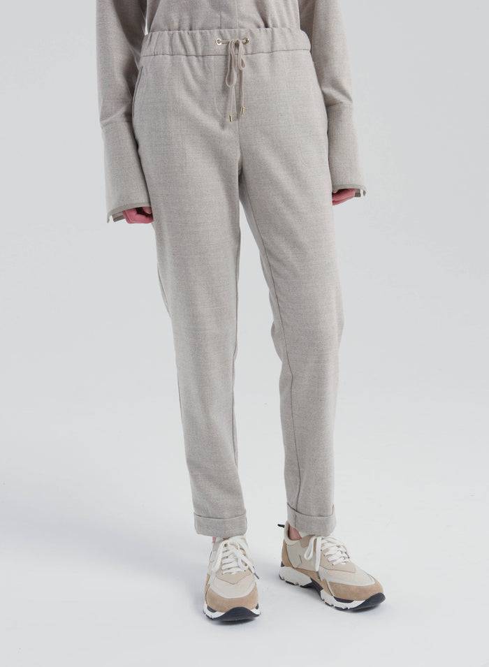 Lorena Antoniazzi JOGGERS IN FLANELLA Promozione Limitata