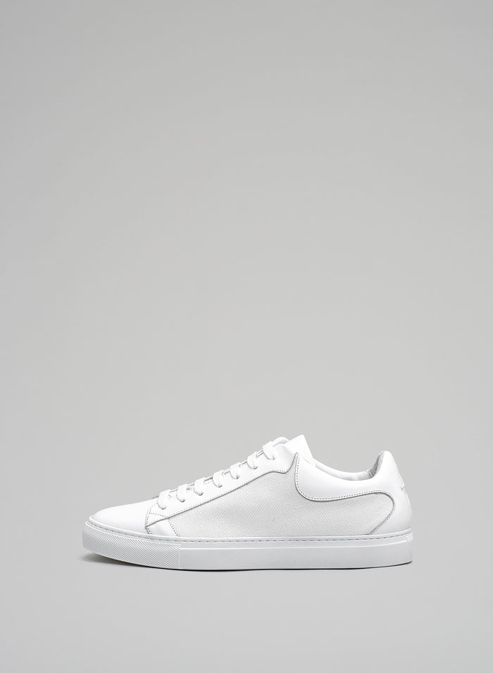Lorena Antoniazzi SNEAKERS IN PELLE E COTONE Vendita Calda
